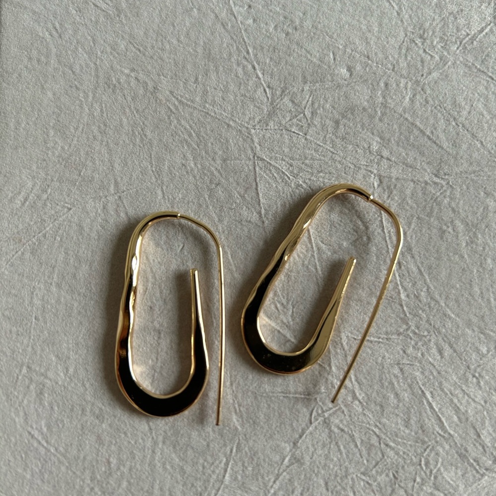 Gold Wrap Around Earrings